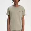 Tricou bărbătesc cu bandă contrastantă Ringer Tricou bărbătesc cu bandă contrastantă Ringer