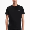 Tricou bărbătesc cu bandă contrastantă Ringer Tricou bărbătesc cu bandă contrastantă Ringer