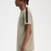 Tricou bărbătesc cu bandă contrastantă Ringer Tricou bărbătesc cu bandă contrastantă Ringer