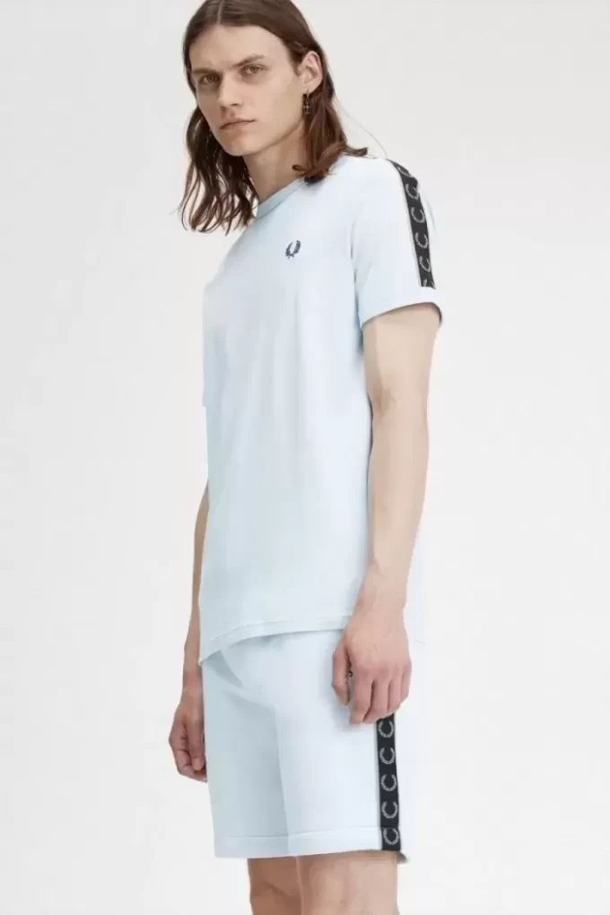 Tricou bărbătesc cu bandă contrastantă Ringer Tricou bărbătesc cu bandă contrastantă Ringer