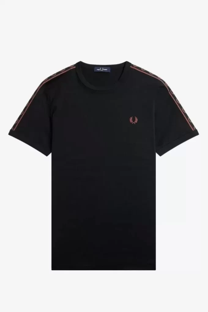 Tricou bărbătesc cu bandă contrastantă Ringer Tricou bărbătesc cu bandă contrastantă Ringer