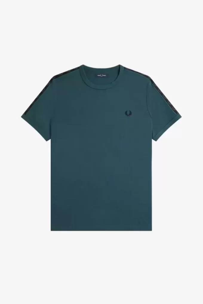 Tricou bărbătesc cu bandă contrastantă Ringer Tricou bărbătesc cu bandă contrastantă Ringer