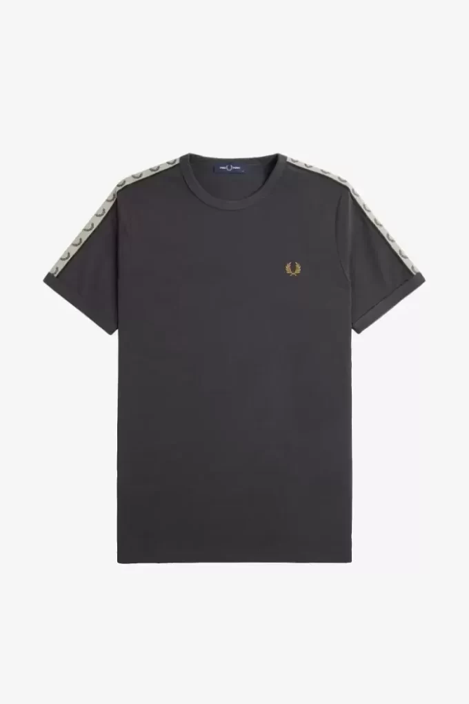 Tricou bărbătesc cu bandă contrastantă Ringer Tricou bărbătesc cu bandă contrastantă Ringer