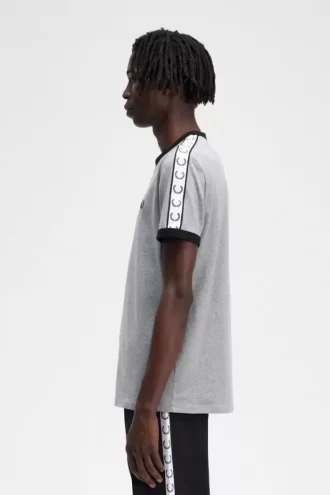 Tricou bărbătesc cu bandă elastică Ringer
