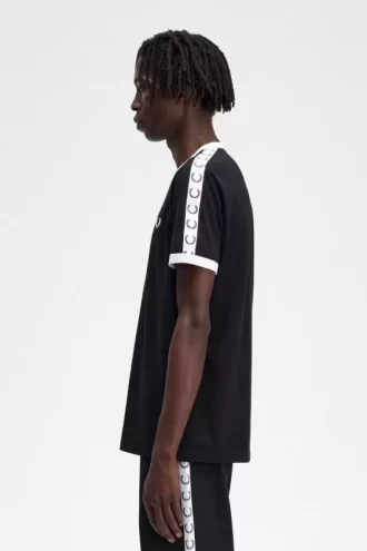 Tricou bărbătesc cu bandă elastică Ringer
