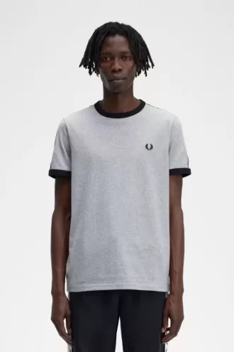 Tricou bărbătesc cu bandă elastică Ringer