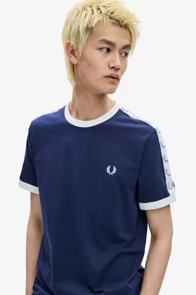 Tricou bărbătesc cu bandă elastică Ringer Tricou bărbătesc cu bandă elastică Ringer