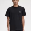 Tricou bărbătesc cu broșă emailată Tricou bărbătesc cu broșă emailată