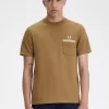 Tricou bărbătesc cu buzunar din jerseu Loopback Tricou bărbătesc cu buzunar din jerseu Loopback