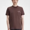 Tricou bărbătesc cu buzunar din jerseu Loopback Tricou bărbătesc cu buzunar din jerseu Loopback