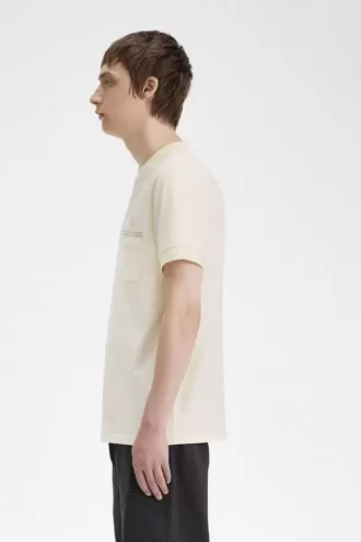 Tricou bărbătesc cu buzunar din jerseu Loopback