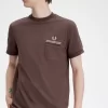 Tricou bărbătesc cu buzunar din jerseu Loopback Tricou bărbătesc cu buzunar din jerseu Loopback