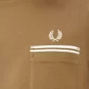 Tricou bărbătesc cu buzunar din jerseu Loopback Tricou bărbătesc cu buzunar din jerseu Loopback
