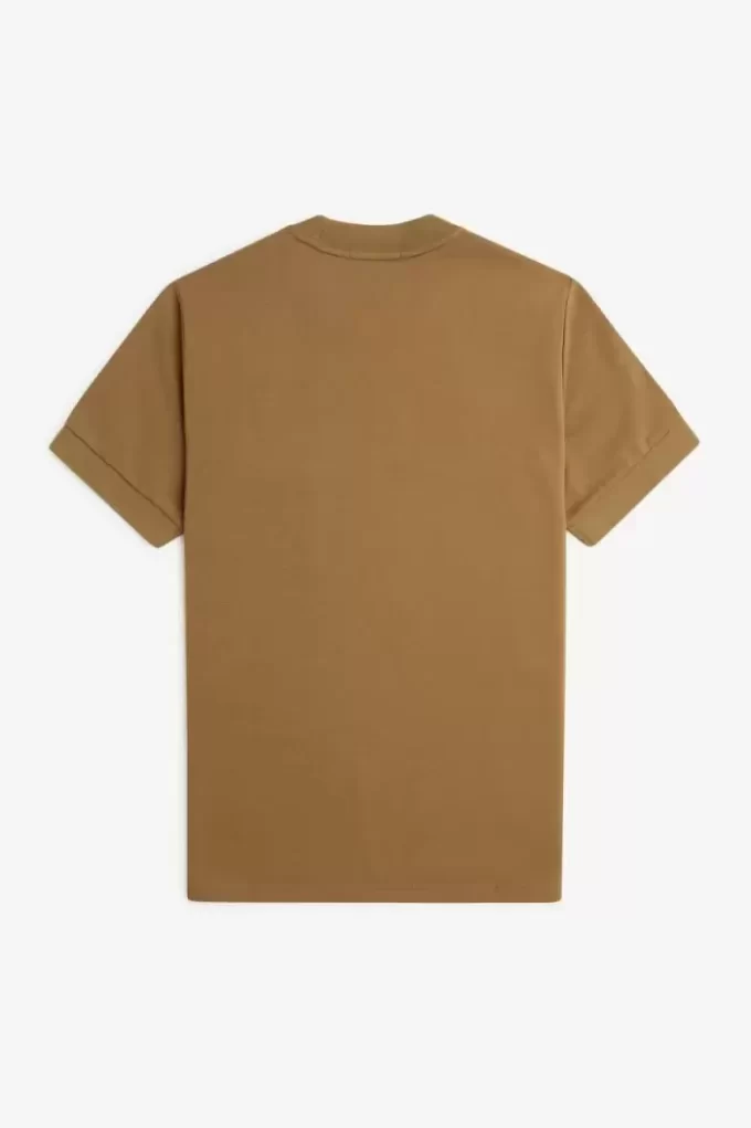 Tricou bărbătesc cu buzunar din jerseu Loopback Tricou bărbătesc cu buzunar din jerseu Loopback