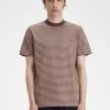 Tricou bărbătesc cu dungi fine, gros Tricou bărbătesc cu dungi fine, gros