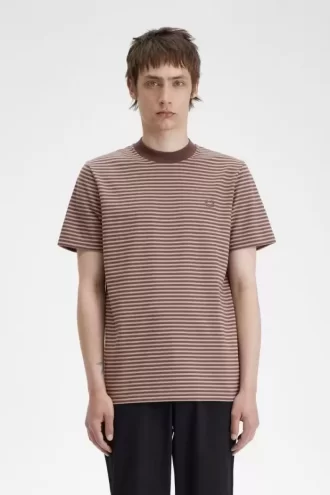 Tricou bărbătesc cu dungi fine, gros