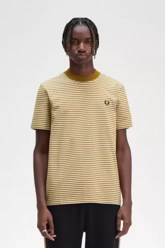 Tricou bărbătesc cu dungi fine, gros