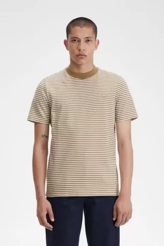 Tricou bărbătesc cu dungi fine, gros