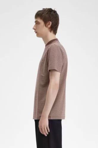 Tricou bărbătesc cu dungi fine, gros