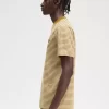 Tricou bărbătesc cu dungi fine, gros Tricou bărbătesc cu dungi fine, gros
