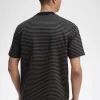 Tricou bărbătesc cu dungi fine, gros Tricou bărbătesc cu dungi fine, gros