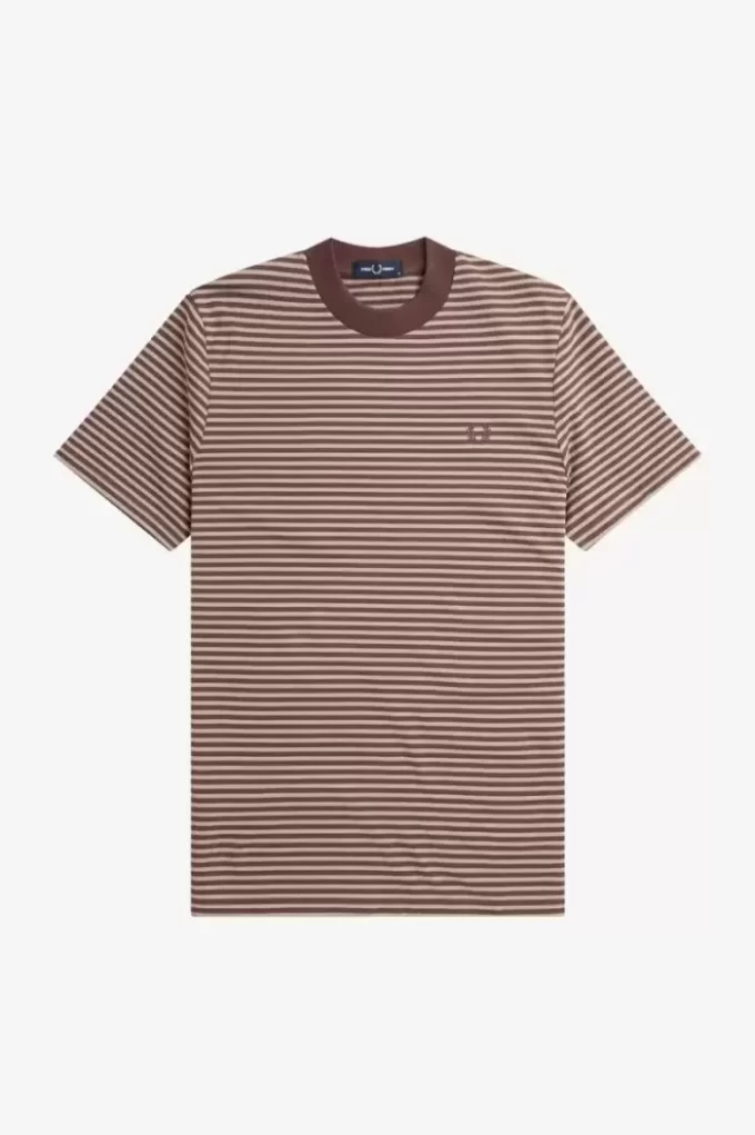 Tricou bărbătesc cu dungi fine, gros Tricou bărbătesc cu dungi fine, gros