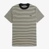 Tricou bărbătesc cu dungi fine, gros Tricou bărbătesc cu dungi fine, gros