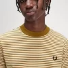 Tricou bărbătesc cu dungi fine, gros Tricou bărbătesc cu dungi fine, gros