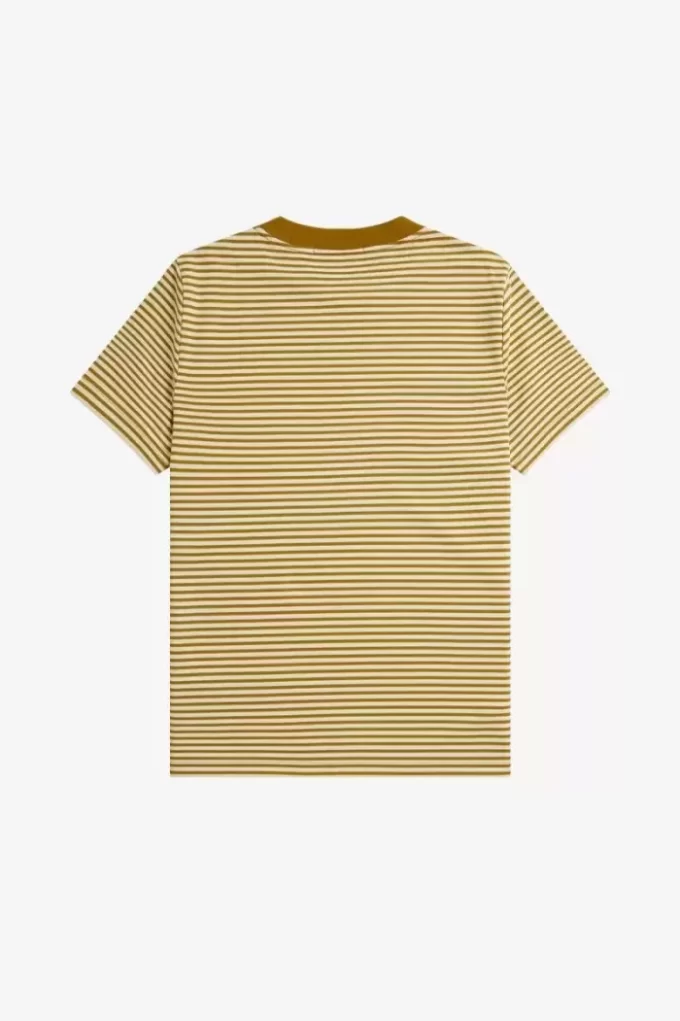 Tricou bărbătesc cu dungi fine, gros Tricou bărbătesc cu dungi fine, gros