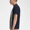 Tricou bărbătesc cu dungi gradiente Tricou bărbătesc cu dungi gradiente