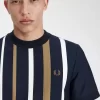 Tricou bărbătesc cu dungi gradiente Tricou bărbătesc cu dungi gradiente