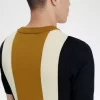 Tricou bărbătesc cu dungi, tricotat fin Tricou bărbătesc cu dungi, tricotat fin