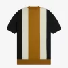 Tricou bărbătesc cu dungi, tricotat fin Tricou bărbătesc cu dungi, tricotat fin