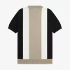 Tricou bărbătesc cu dungi, tricotat fin Tricou bărbătesc cu dungi, tricotat fin
