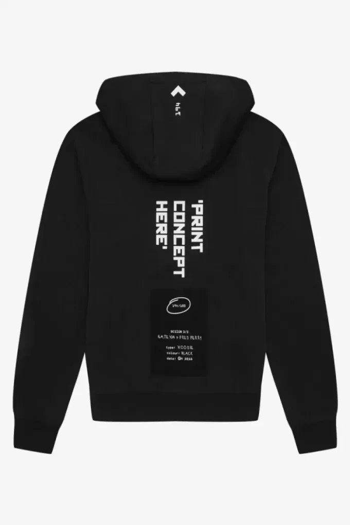 Tricou bărbătesc cu glugă și imprimeu Tricou bărbătesc cu glugă și imprimeu
