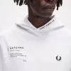 Tricou bărbătesc cu glugă și imprimeu Tricou bărbătesc cu glugă și imprimeu
