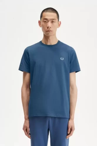 Tricou bărbătesc cu guler rotund