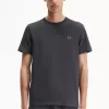 Tricou bărbătesc cu guler rotund Tricou bărbătesc cu guler rotund