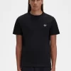 Tricou bărbătesc cu guler rotund Tricou bărbătesc cu guler rotund
