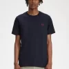 Tricou bărbătesc cu guler rotund Tricou bărbătesc cu guler rotund