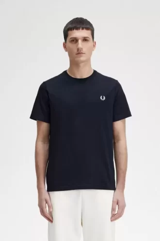 Tricou bărbătesc cu guler rotund