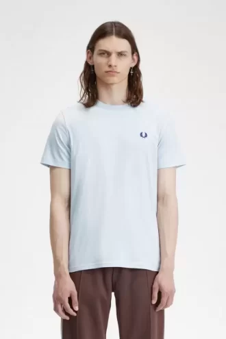 Tricou bărbătesc cu guler rotund