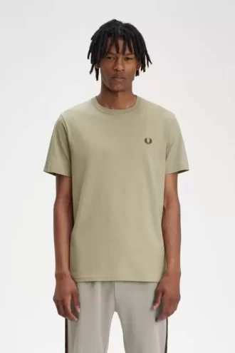 Tricou bărbătesc cu guler rotund