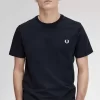 Tricou bărbătesc cu guler rotund Tricou bărbătesc cu guler rotund