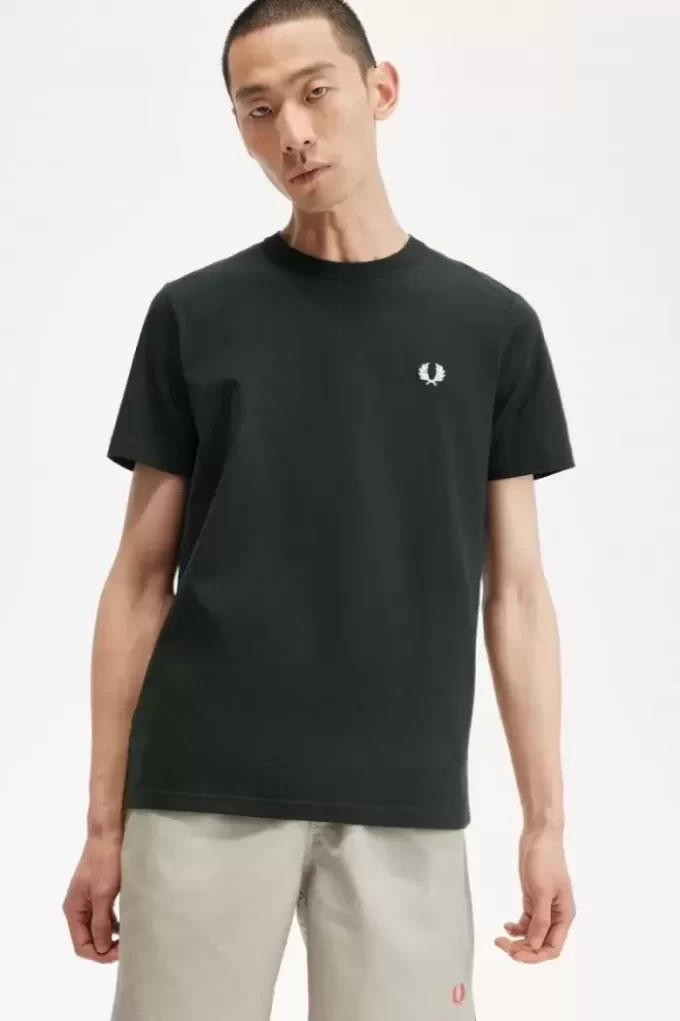 Tricou bărbătesc cu guler rotund Tricou bărbătesc cu guler rotund