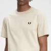 Tricou bărbătesc cu guler rotund