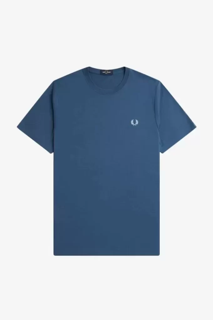 Tricou bărbătesc cu guler rotund Tricou bărbătesc cu guler rotund