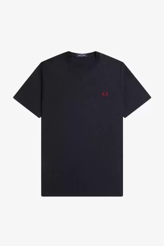 Tricou bărbătesc cu guler rotund Tricou bărbătesc cu guler rotund