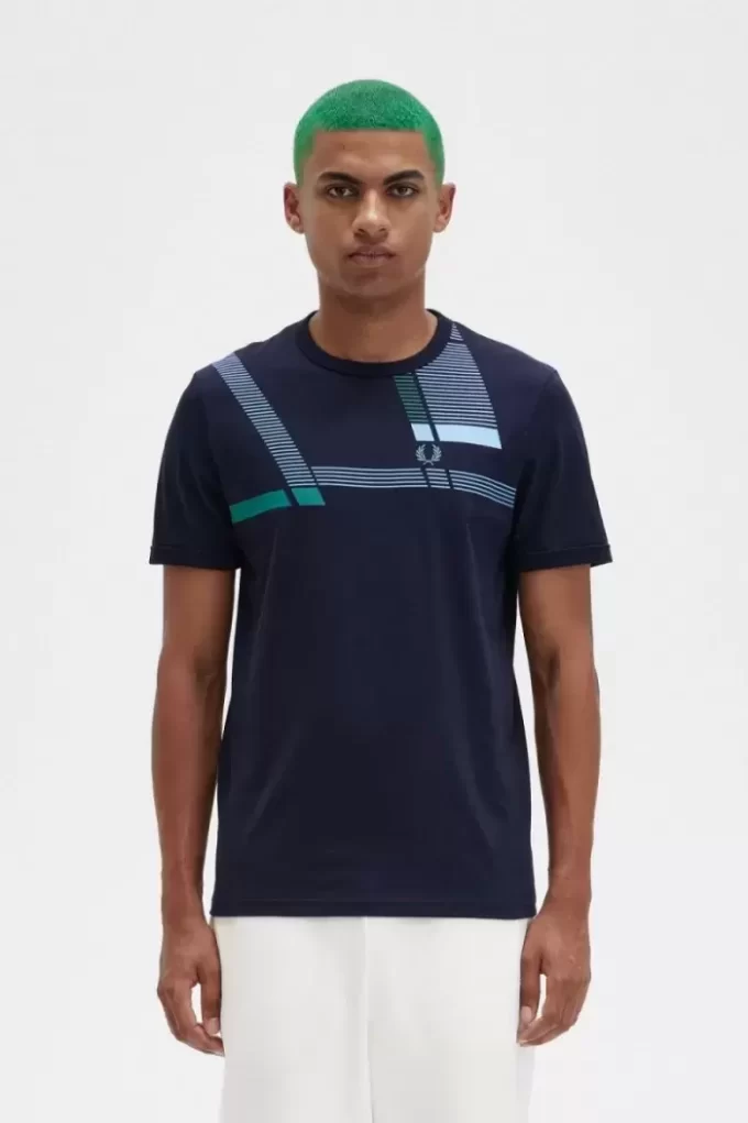 Tricou bărbătesc cu imprimeu Glitch Tricou bărbătesc cu imprimeu Glitch