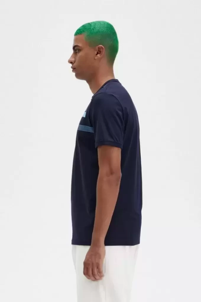 Tricou bărbătesc cu imprimeu Glitch Tricou bărbătesc cu imprimeu Glitch